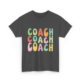 Coach Groovy Retro Coaching T-Shirt - Dark Heather