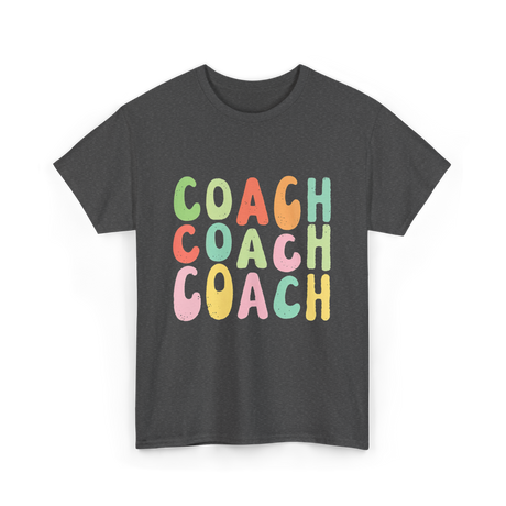 Coach Groovy Retro Coaching T-Shirt - Dark Heather