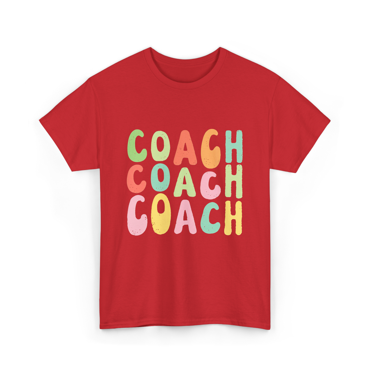 Coach Groovy Retro Coaching T-Shirt - Red