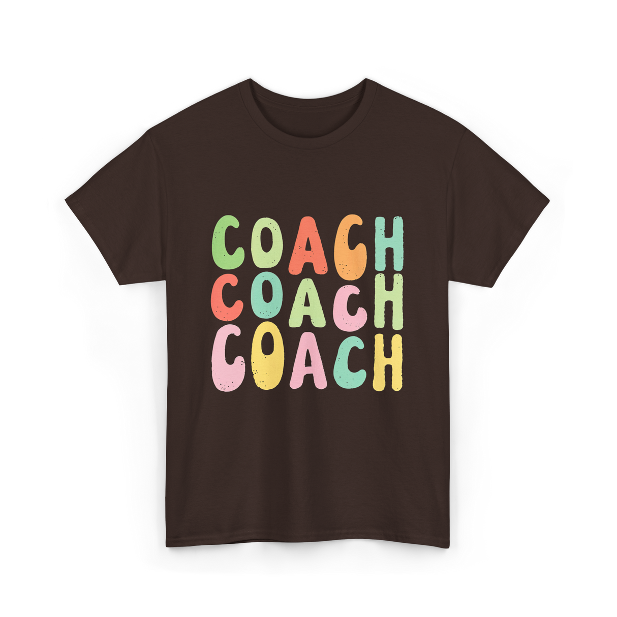 Coach Groovy Retro Coaching T-Shirt - Dark Chocolate