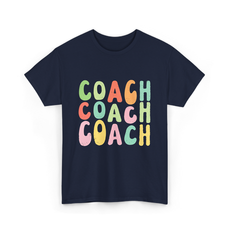 Coach Groovy Retro Coaching T-Shirt - Navy