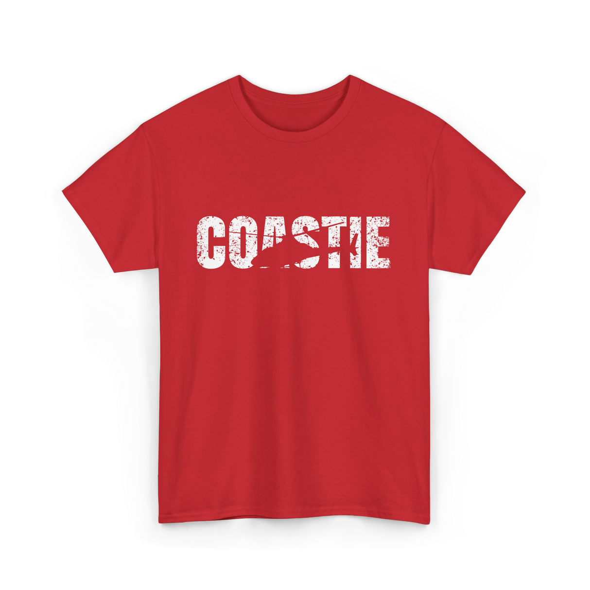 Coastie Coast Guard Coastal Rescue T-Shirt - Red