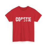 Coastie Coast Guard Coastal Rescue T-Shirt - Red