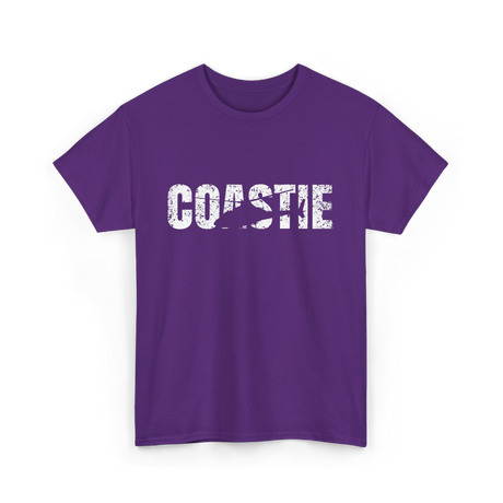 Coastie Coast Guard Coastal Rescue T-Shirt - Purple