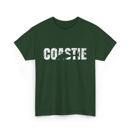 Coastie Coast Guard Coastal Rescue T-Shirt - Forest Green