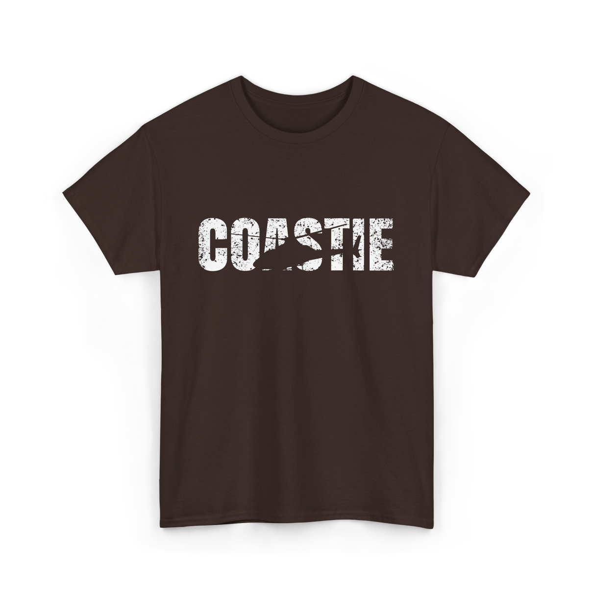 Coastie Coast Guard Coastal Rescue T-Shirt - Dark Chocolate