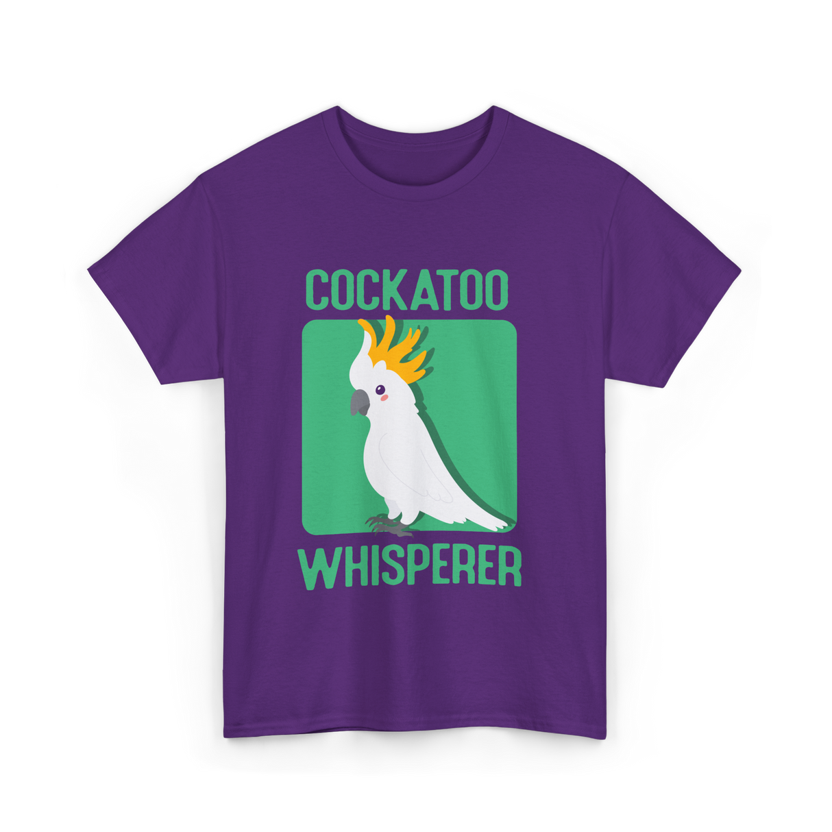 Cockatoo Whisperer Cockatoos Bird T-Shirt - Purple