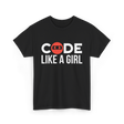 Code Programmer Coder Coding T-Shirt - Black