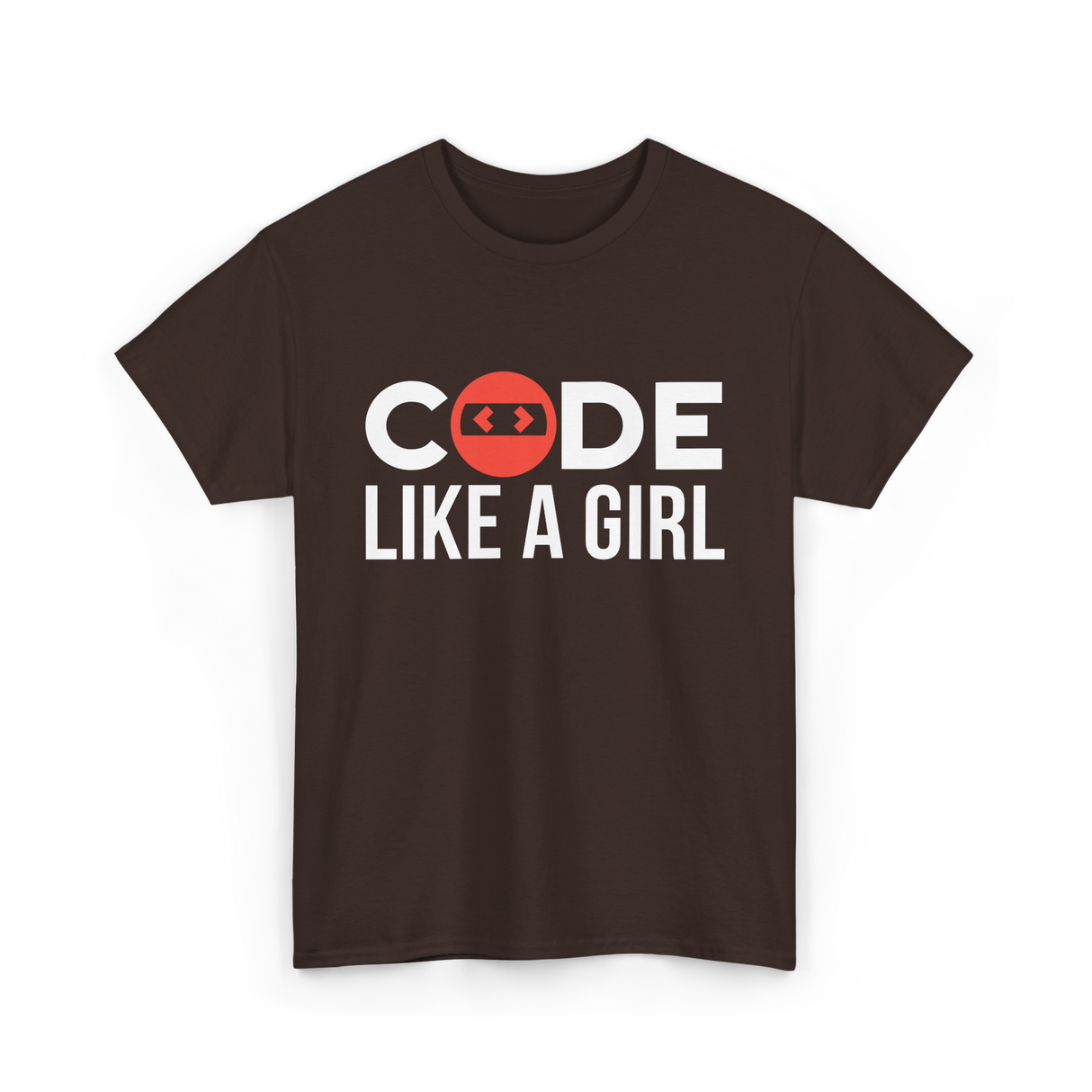 Code Programmer Coder Coding T-Shirt - Dark Chocolate