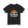 Colorado Retro Mountains Nature T-Shirt - Black