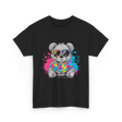 Colorful Bear T-Shirt - Black