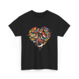 Colorful Birds Birdwatching Wildlife T-Shirt - Black