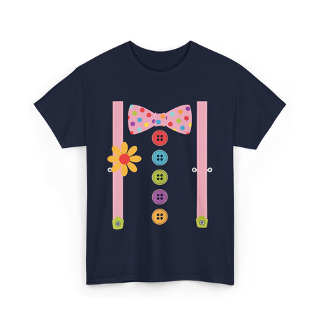 Colorful Bow Tie Costume T-Shirt - Navy