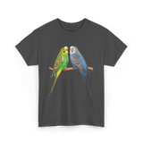 Colorful Budgies Bird Budgies Lover T-Shirt - Dark Heather