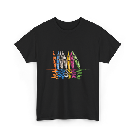 Colorful Kayaks Kayaking T-Shirt - Black