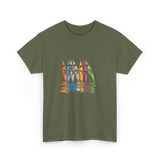 Colorful Kayaks Kayaking T-Shirt - Military Green