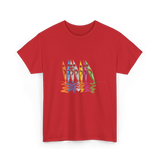 Colorful Kayaks Kayaking T-Shirt - Red