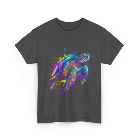 Colorful Ocean Animal T-Shirt - Dark Heather