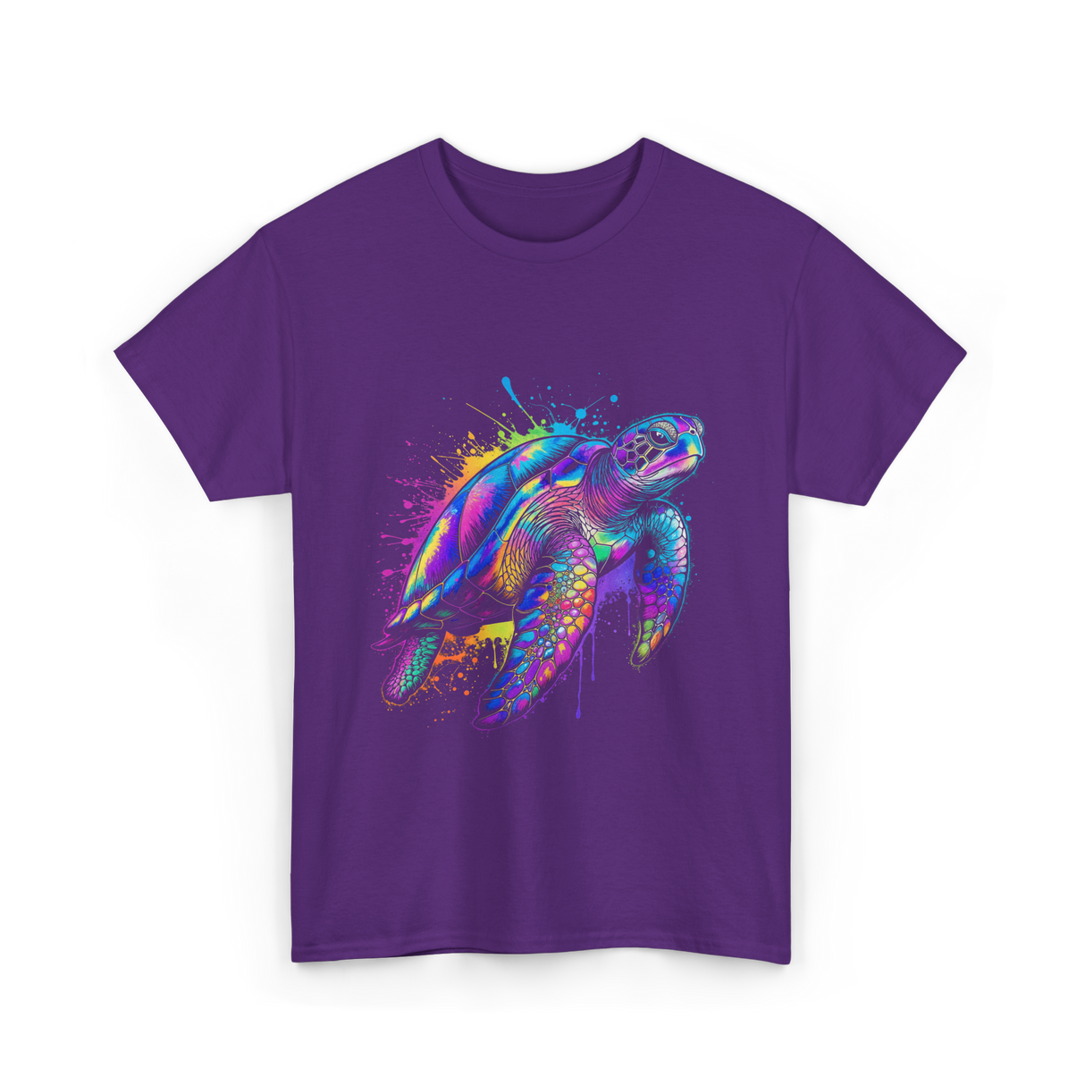 Colorful Ocean Animal T-Shirt - Purple