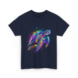 Colorful Ocean Animal T-Shirt - Navy