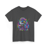 Colorful Poodle Dog Poodle Lovers T-Shirt - Dark Heather