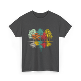 Colorful Trees Nature Wildlife T-Shirt - Dark Heather