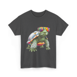 Colorful Turtle Turtle Lover T-Shirt - Dark Heather