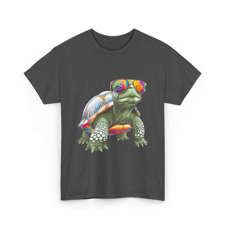 Colorful Turtle Turtle Lover T-Shirt - Dark Heather