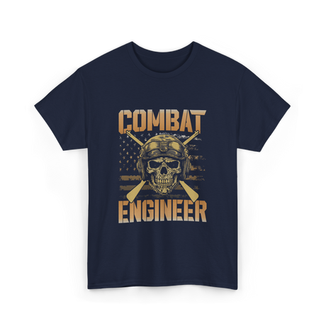 Combat Engineer Combat Veteran T-Shirt - Navy