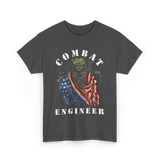 Combat Engineer Military Veteran T-Shirt - Dark Heather