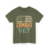 Combat Vet Veteran T-Shirt - Military Green