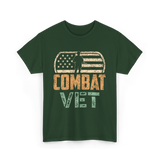 Combat Vet Veteran T-Shirt - Forest Green