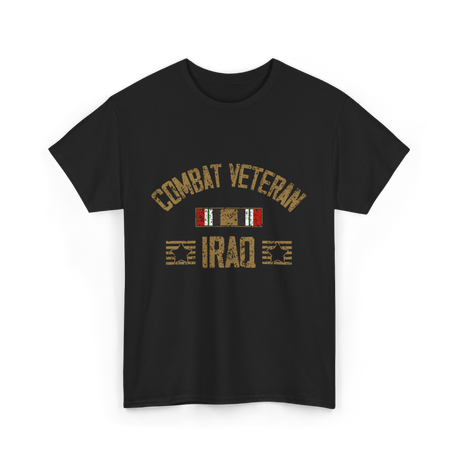 Combat Veteran Iraq Veteran T-Shirt - Black