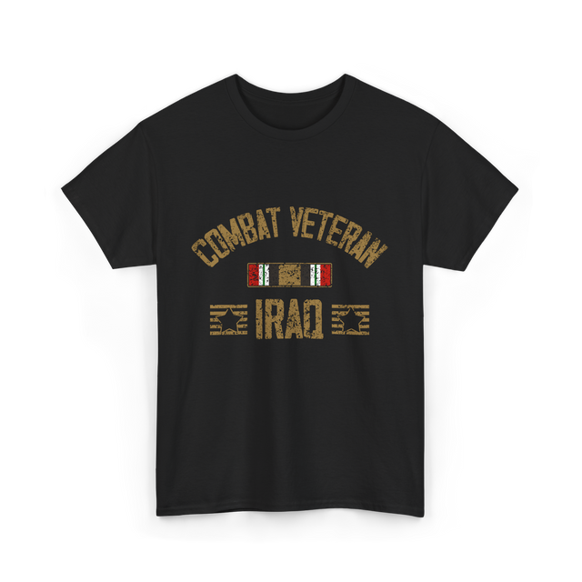 Combat Veteran Iraq Veteran T-Shirt - Black