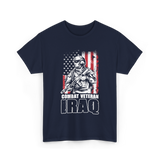 Combat Veteran Iraq Veteran T-Shirt - Navy