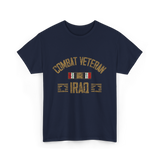 Combat Veteran Iraq Veteran T-Shirt - Navy