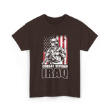 Combat Veteran Iraq Veteran T-Shirt - Dark Chocolate