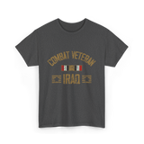 Combat Veteran Iraq Veteran T-Shirt - Dark Heather