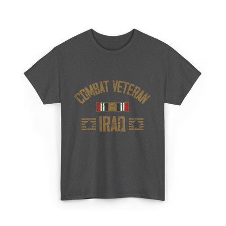 Combat Veteran Iraq Veteran T-Shirt - Dark Heather