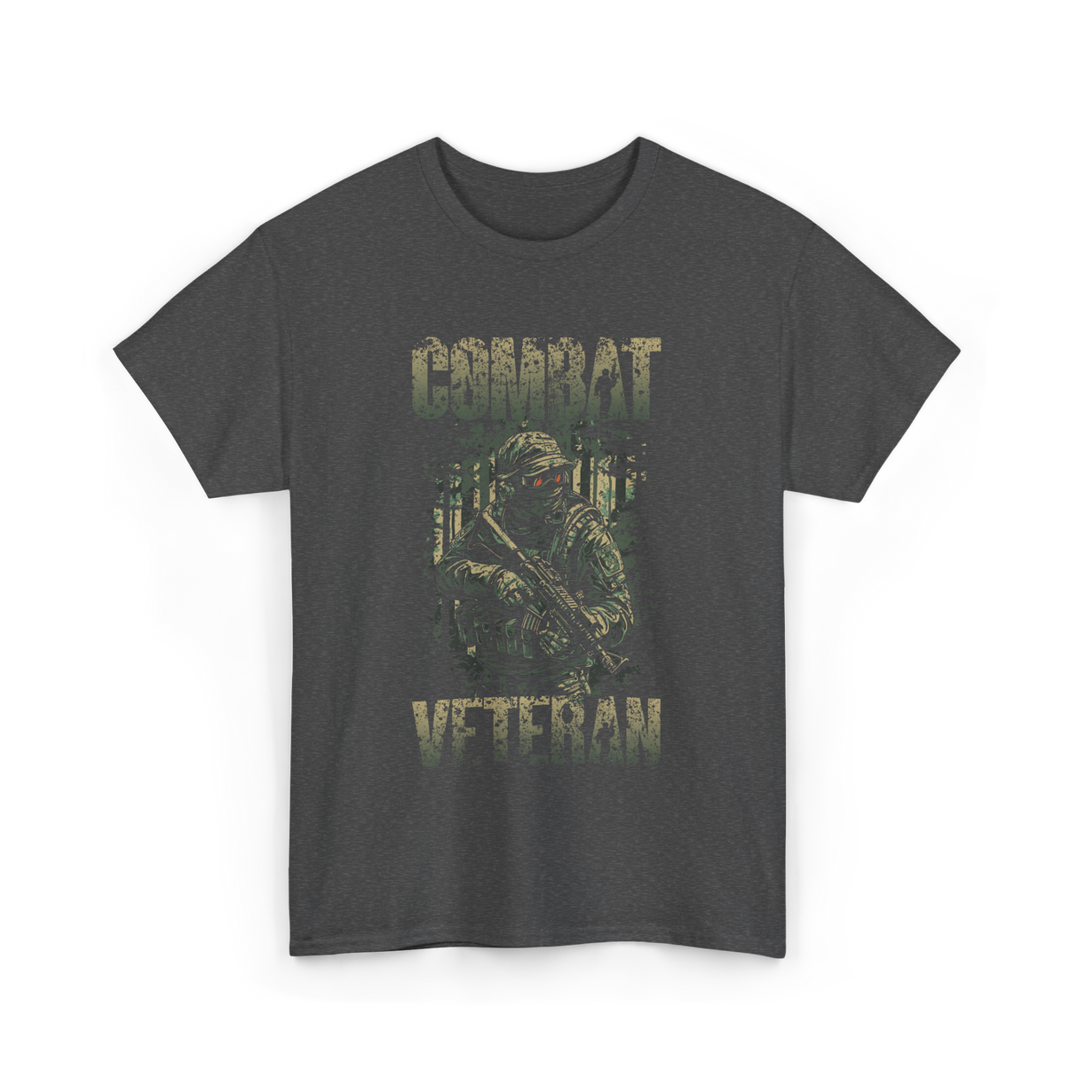 Combat Veteran T-Shirt - Dark Heather