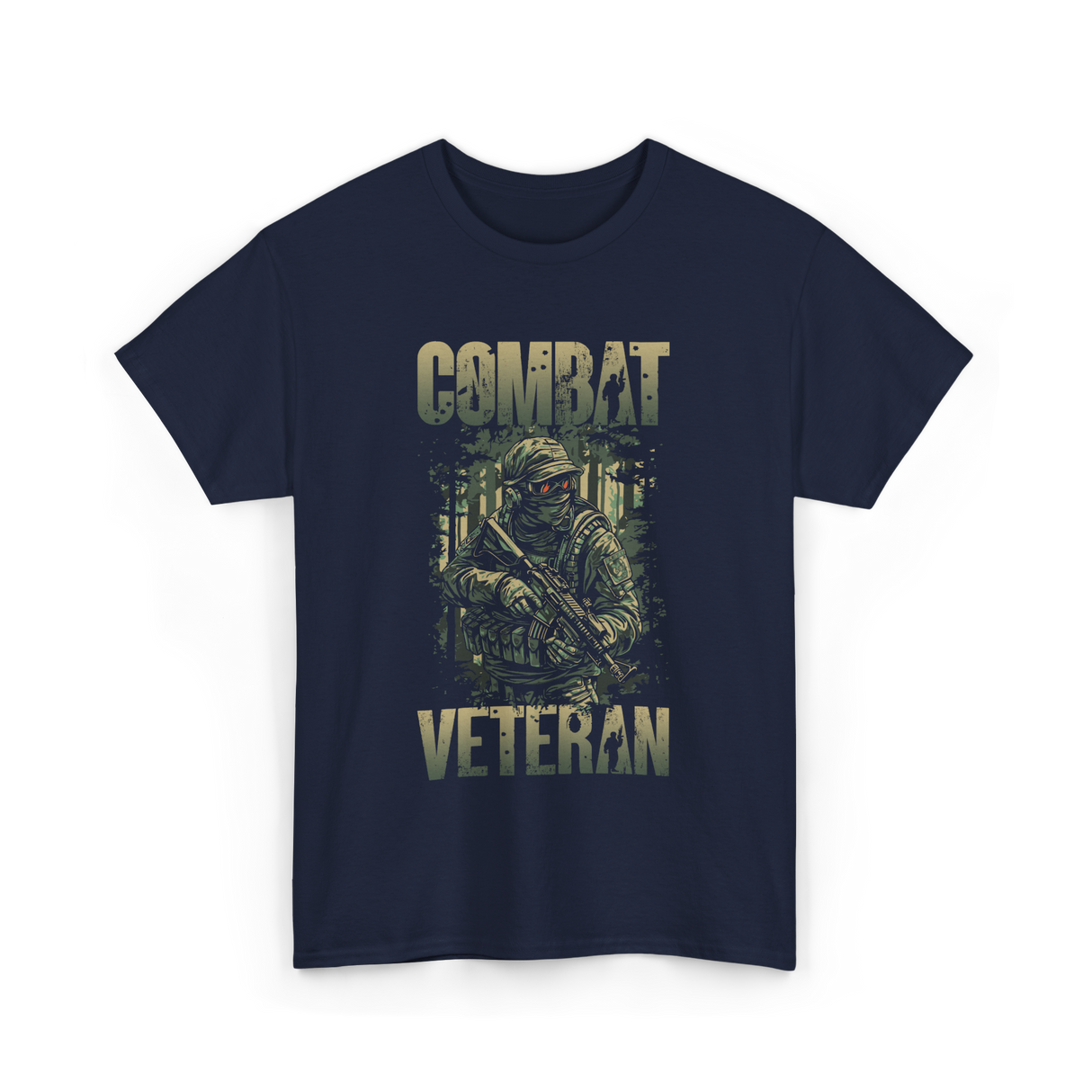 Combat Veteran T-Shirt - Navy