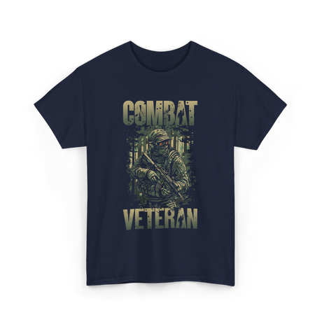 Combat Veteran T-Shirt - Navy