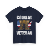 Combat Veteran T-Shirt - Navy