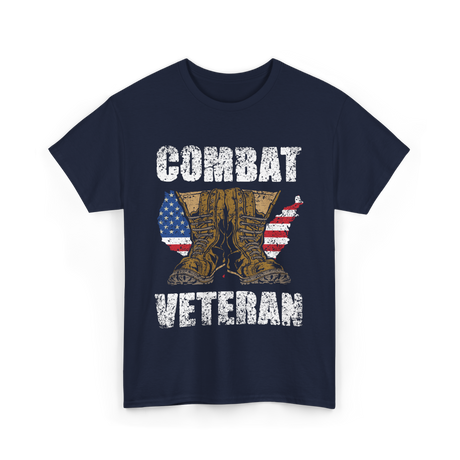 Combat Veteran T-Shirt - Navy