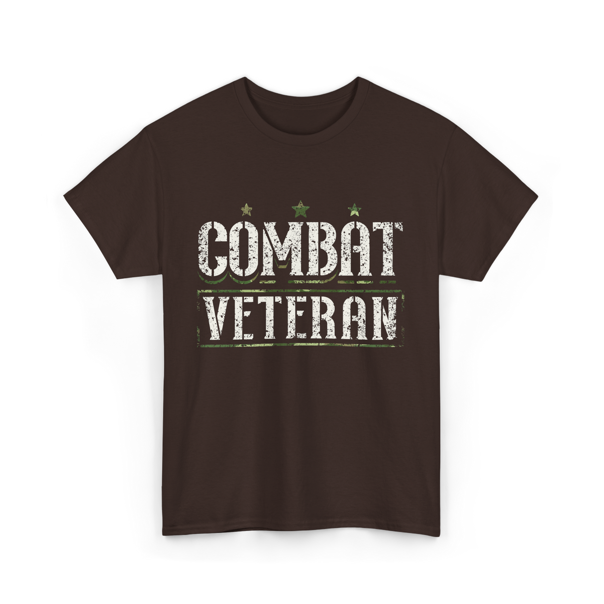 Combat Veteran T-Shirt - Dark Chocolate