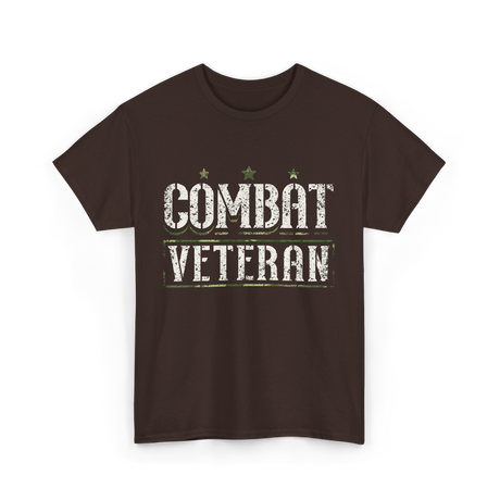 Combat Veteran T-Shirt - Dark Chocolate