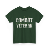 Combat Veteran T-Shirt - Forest Green