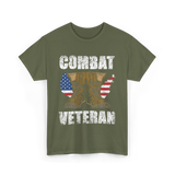 Combat Veteran T-Shirt - Military Green