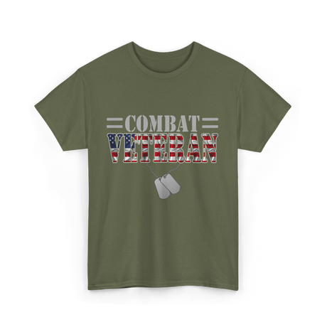 Combat Veteran T-Shirt - Military Green