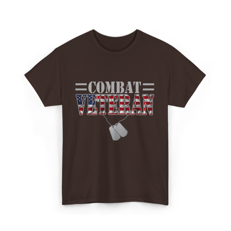 Combat Veteran T-Shirt - Dark Chocolate